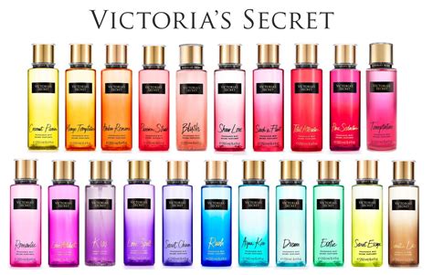 victoria secret body mists